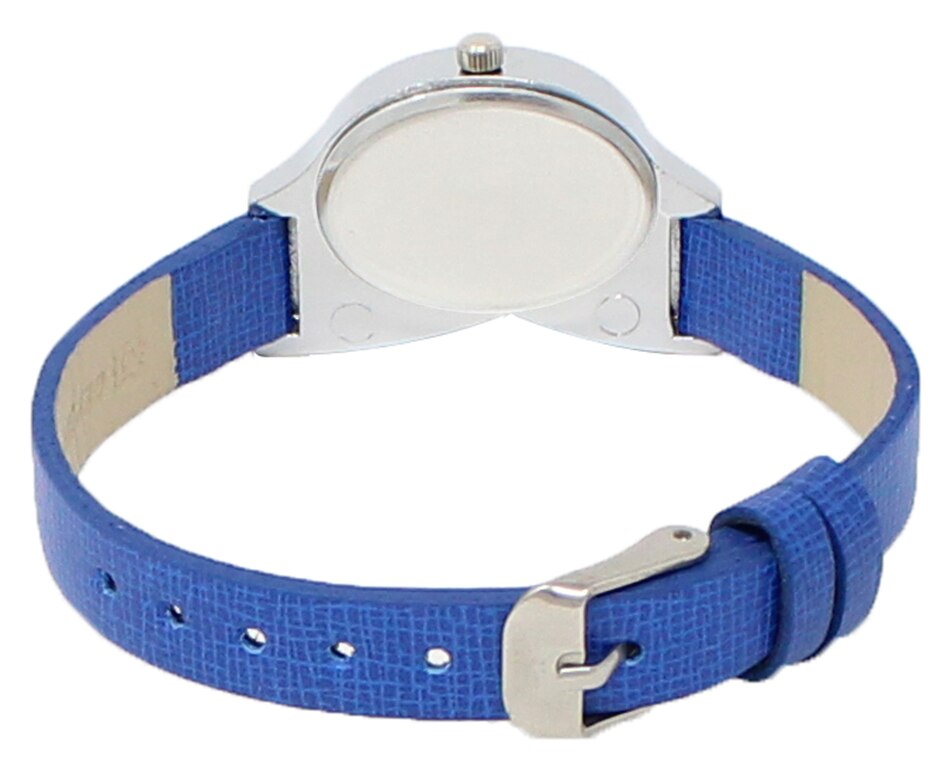 LOREM  Arrival Blue Leather Strap Stylish Dial Watch - For Girls